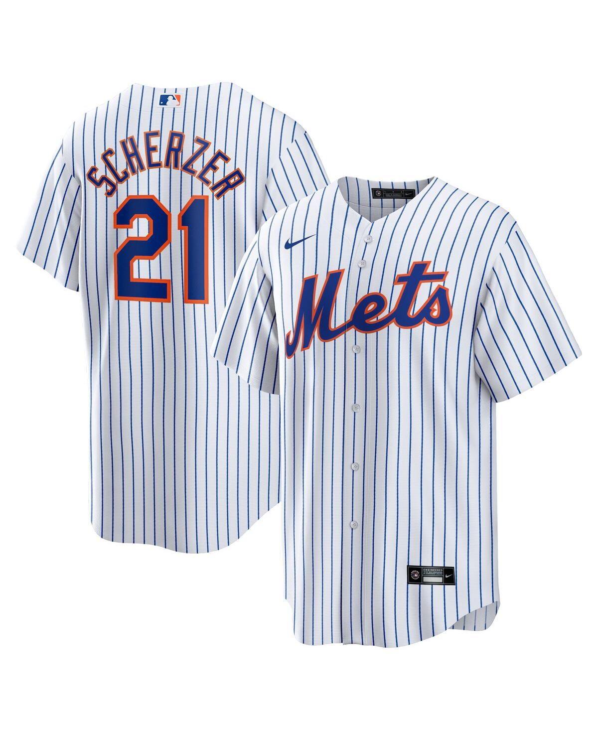 Men's Nike Max Scherzer White New York Mets Home Replica Player Jersey