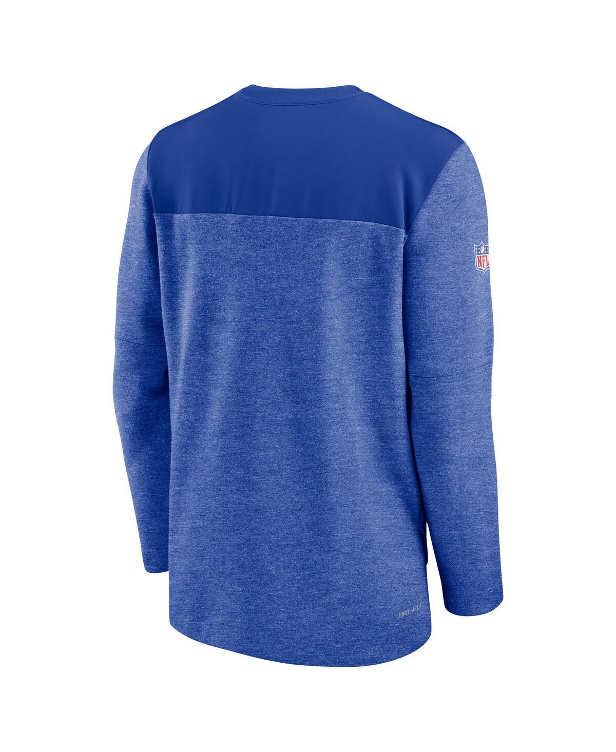 Men's NikeBuffalo Bills Sideline Lockup Performance Quarter-zip Jacket - Royal