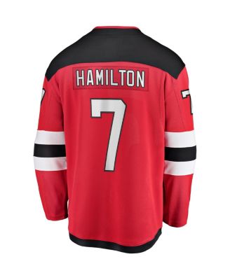 Men's Dougie Hamilton Red New Jersey Devils Home Premier Breakaway Player Jersey