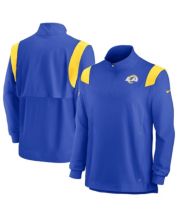 Nike Men's Los Angeles Rams Sideline Player Long Sleeve T-Shirt - Royal - M (Medium)