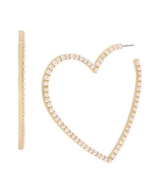 steve madden heart earrings