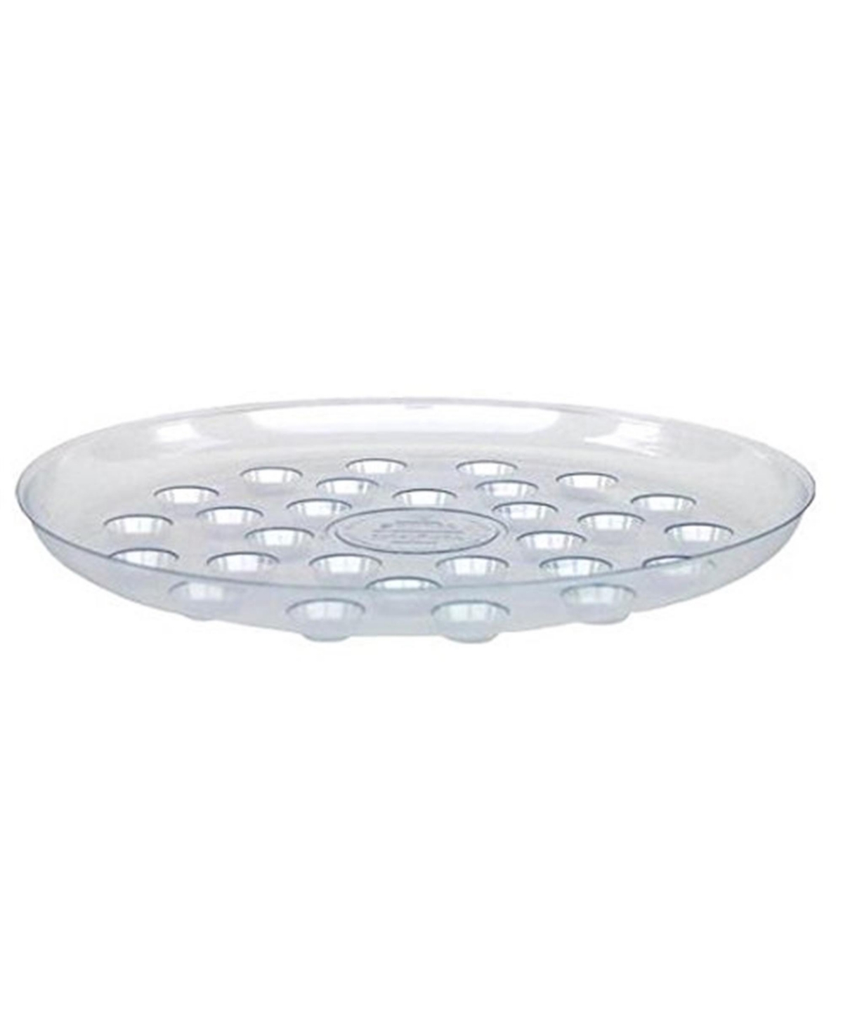 Ds-1600 Heavy Gauge Footed Carpet Saver Saucer, 16-Inch, Clear - Clear