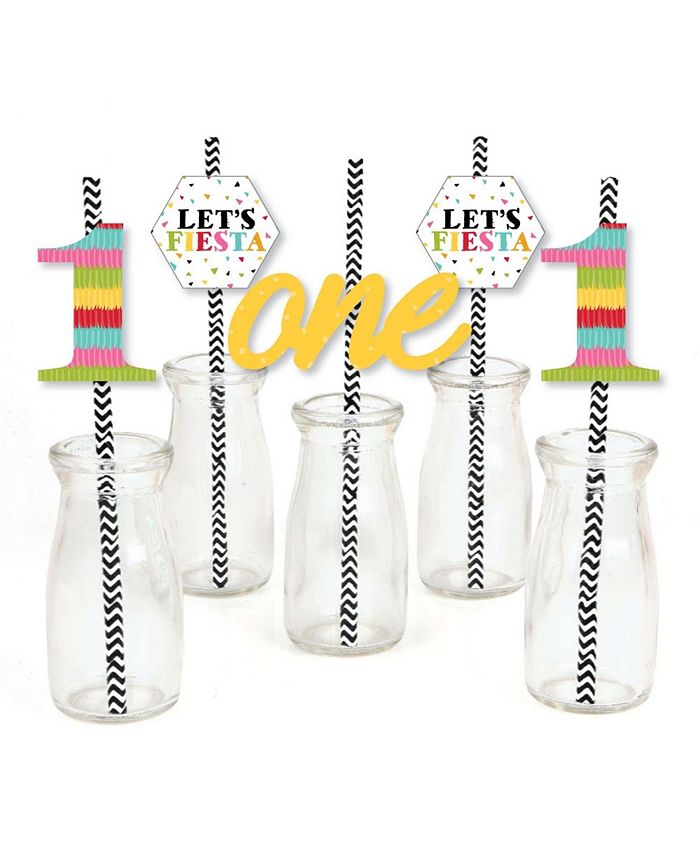 Big Dot of Happiness Nurse Graduation - Paper Straw Decor