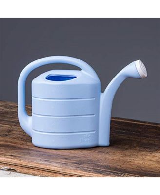 Deluxe Plastic Watering Can, Sky Blue, 2 Gallons