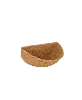 Source Half Round Wall Basket Coco Liner, 16 inches
