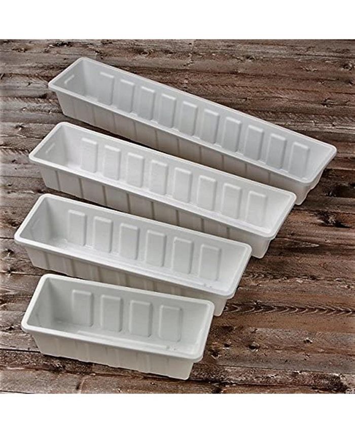 Novelty Polypro Plastic Flower Box Liner, 36 Inches White Macy's