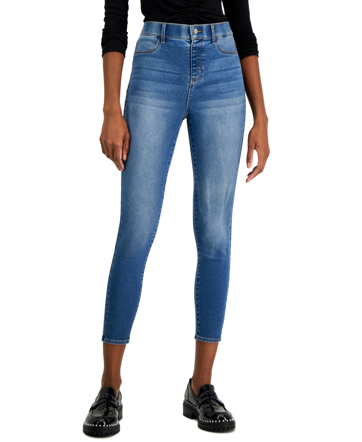 Vanilla Star Juniors' High-rise Pull-on Jeggings, Created For Macy's In Faye