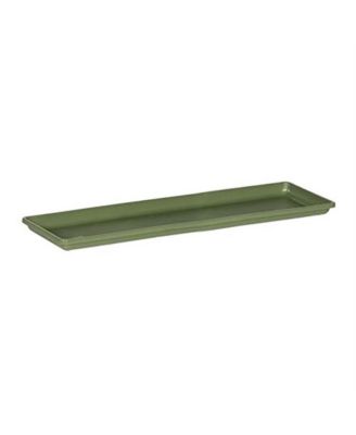 (#10240) Countryside Flower Box Tray, Sage 24"