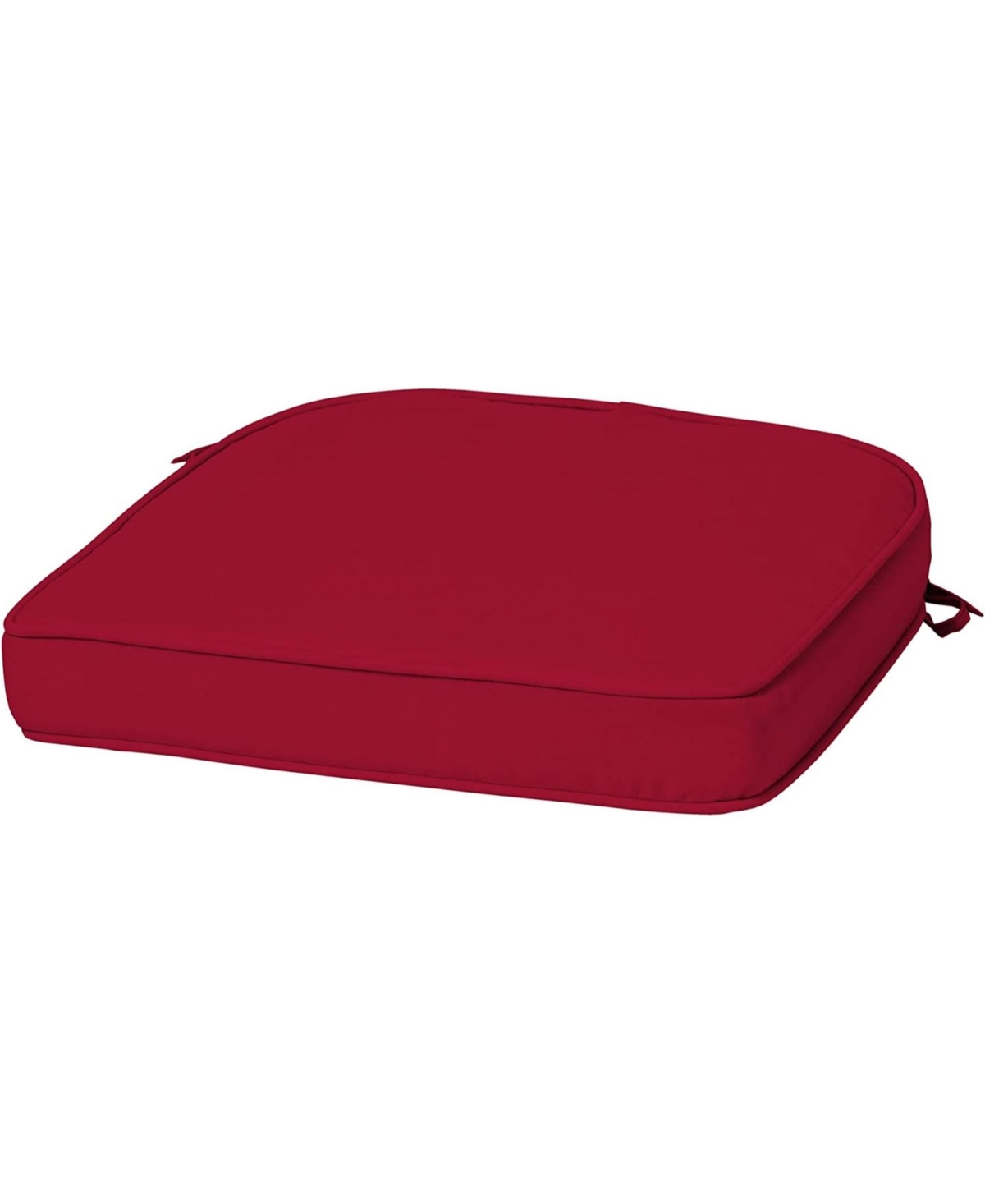 ProFoam Rounded Back Outdoor Patio Cushion Red - Red