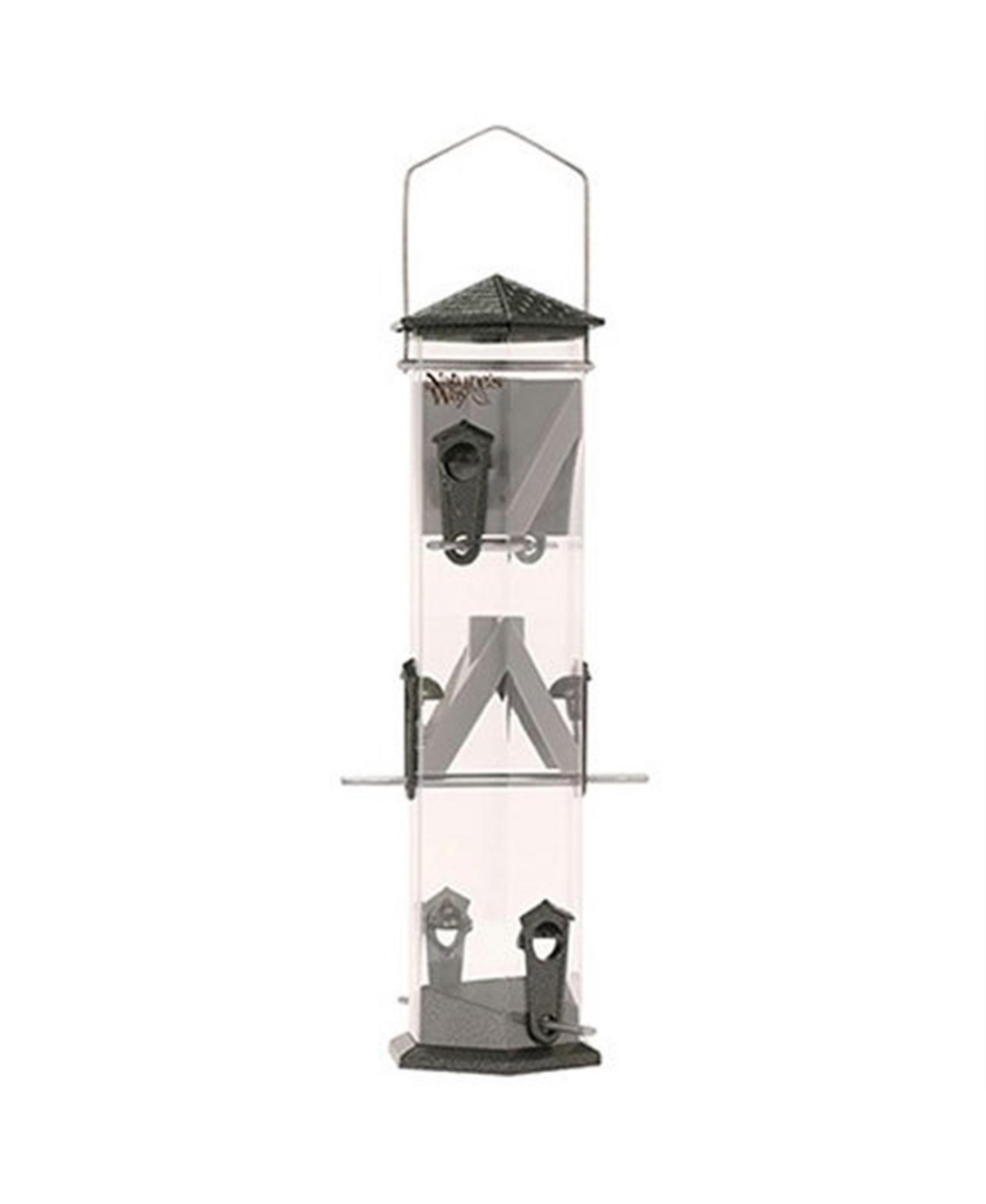 Natures Way Bird Products Wide Deluxe Sunflower Pewter Feeder 17 Inch - Multi