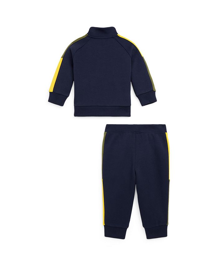 Polo Ralph Lauren Baby Boys Double-Knit Sweatshirt and Joggers Pant, 2 ...