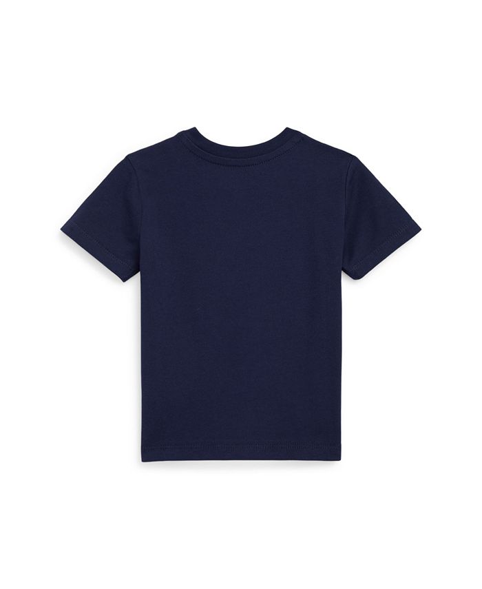 Ralph Lauren Baby Boys Polo Bear Jersey T-Shirt in Navy