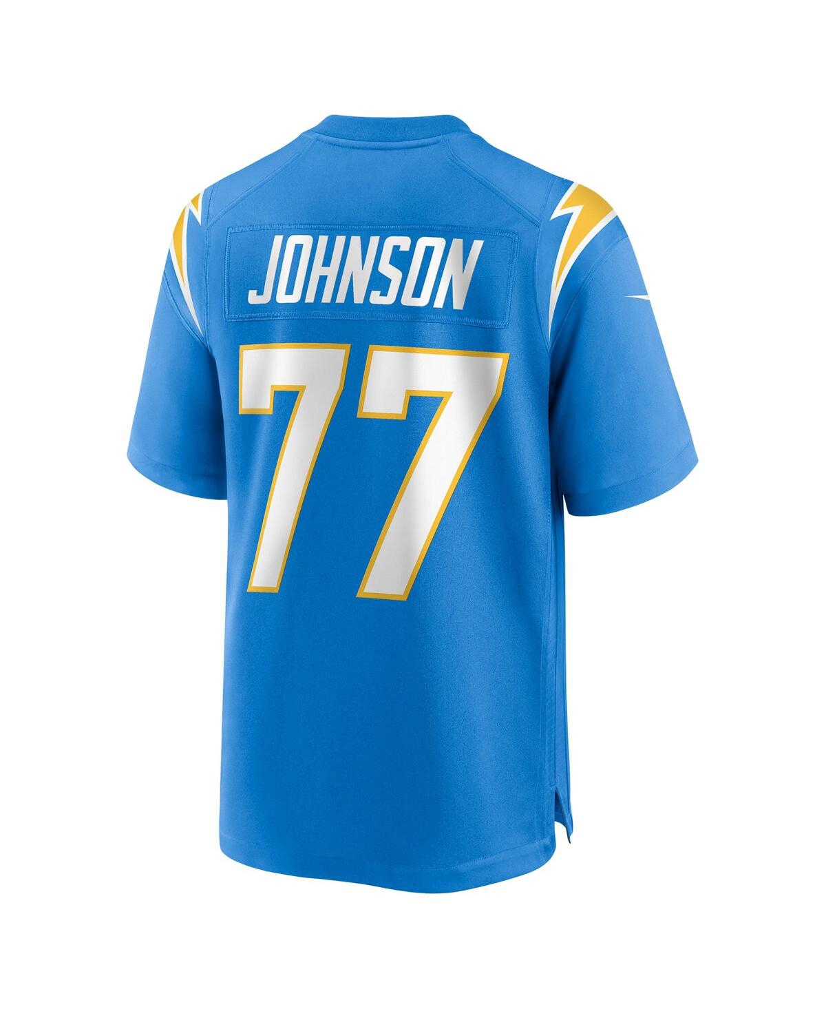 Men's Nike Zion JohnsonLos Angeles Chargers 2022 Nfl Draft First Round Pick Game Jersey - Powder Blue