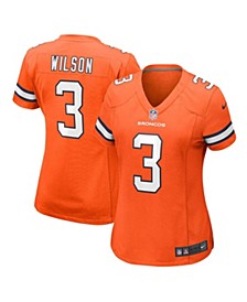 Women's Russell Wilson Orange Denver Broncos Player Game Jersey
