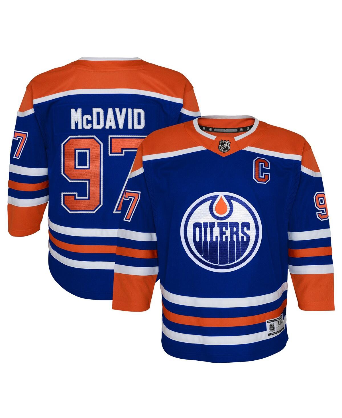 Big Boys Connor McDavidEdmonton Oilers Home Premier Player Jersey - Royal