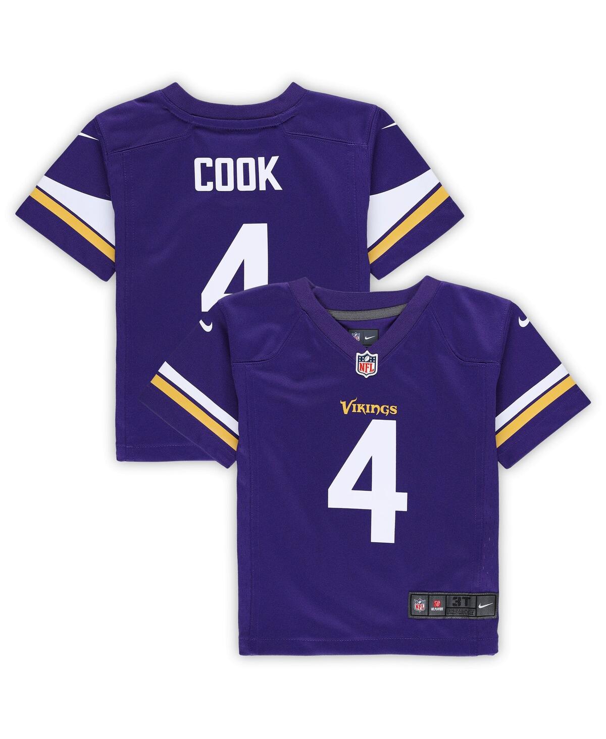 Toddler Boys and Girls Nike Dalvin CookMinnesota Vikings Game Jersey - Purple
