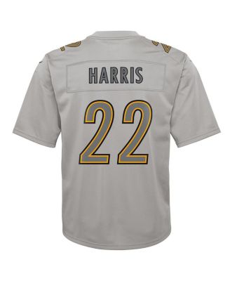 Big Boys Najee Harris Gray Pittsburgh Steelers Atmosphere Game Jersey