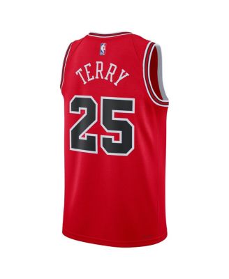 Men's and Women's Dalen Terry Red Chicago Bulls 2022 NBA Draft First Round Pick Swingman Jersey - Icon Edition