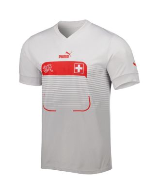 Men's White Switzerland National Team 2022/23 Away Replica Jersey