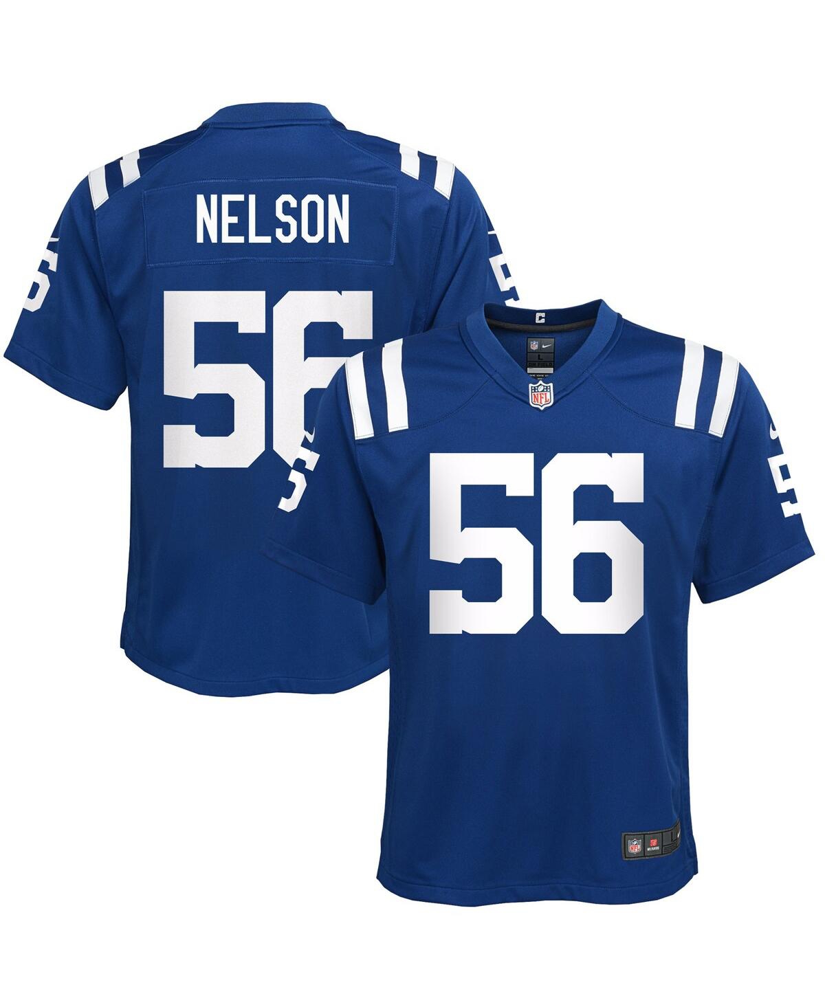 Boys Youth Nike Quenton Nelson Royal Indianapolis Colts Game Jersey