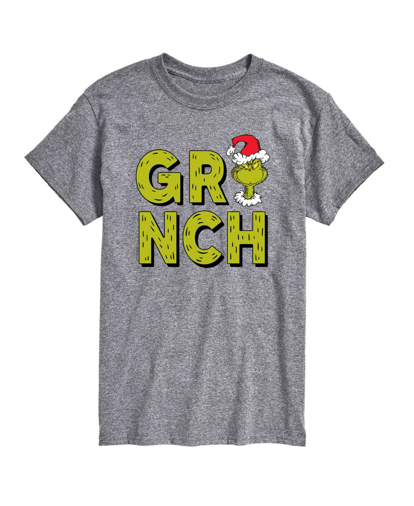Мужская футболка AIRWAVES Dr. Seuss The Grinch Graphic, цвет: Серый — фото 1