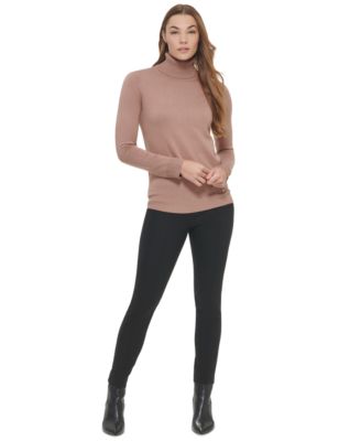 Calvin Klein Women's Ribbed Turtleneck Sweater