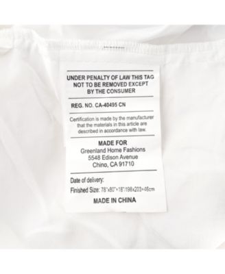 Cotton Voile 18" Drop Bedskirt, King