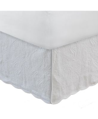 Paisley Quilted 18" Drop Bedskirt, Full