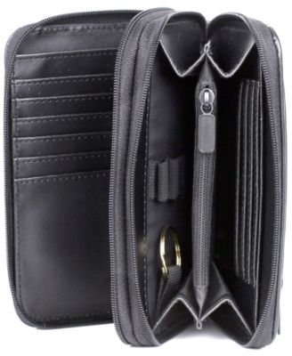 Women's Heiress Double Zip Organizer Wallet