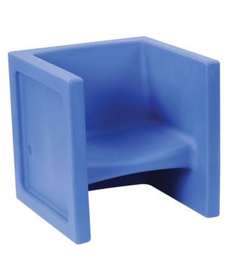 Kaplan Early Learning Cube Chair - Dark Blue - Macy's