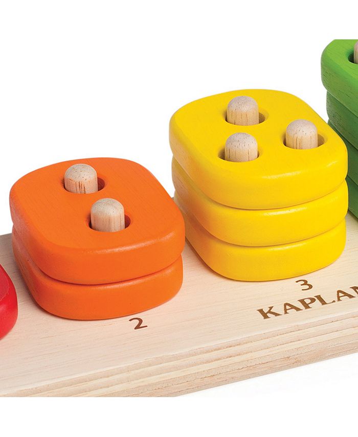 Kaplan Early Learning Toddler Stacking Number Board - Macy's