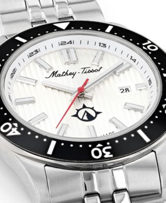 Mathey Tissot Swiss made ￼￼￼オートマチック腕時計￼ Mathey Tissot Men's Mathy Vintage Auto Black Dial Watch - H901BZNB
