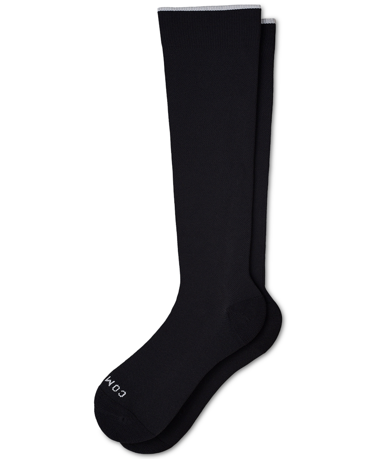 Comrad Knee-high Wicking Compression Socks In Black