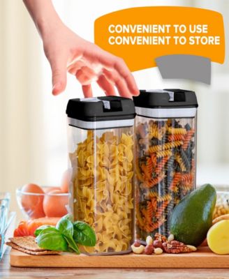 6 Piece Food Storage Containers, 1.2 Liter