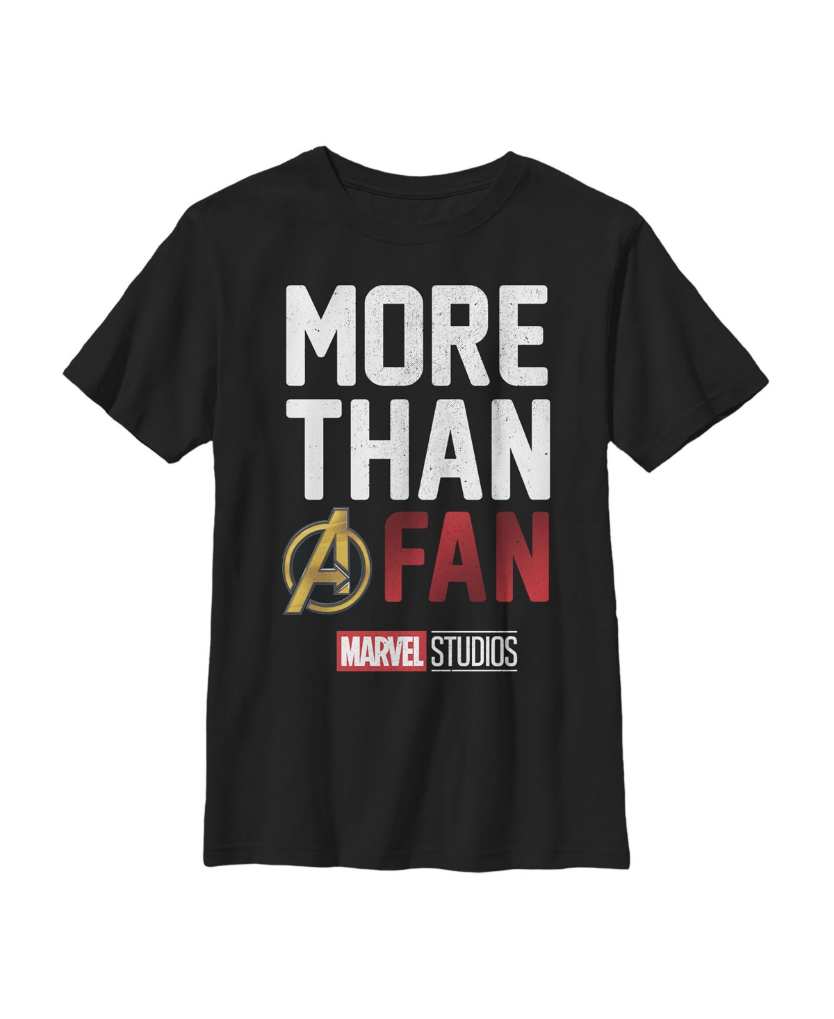 Boy's Marvel Proud to Be a Fan Child T-Shirt - Black
