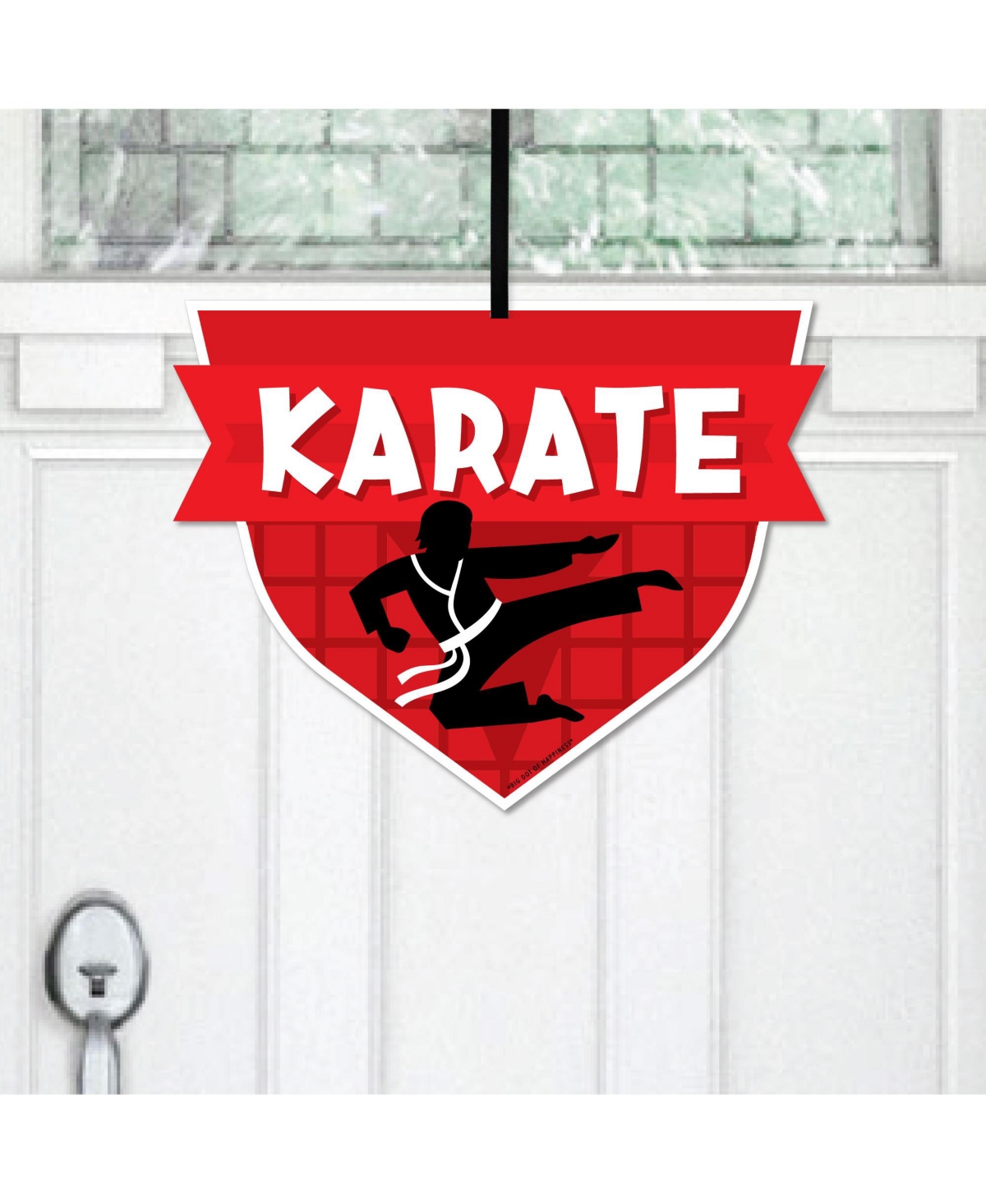 Karate Master - Martial Arts Birthday Party Decorations - Front Door Decor 1 Ct