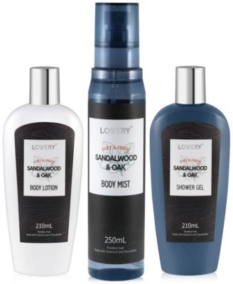 Lovery - 3-Pc. Sandalwood & Oak Bath & Body Set