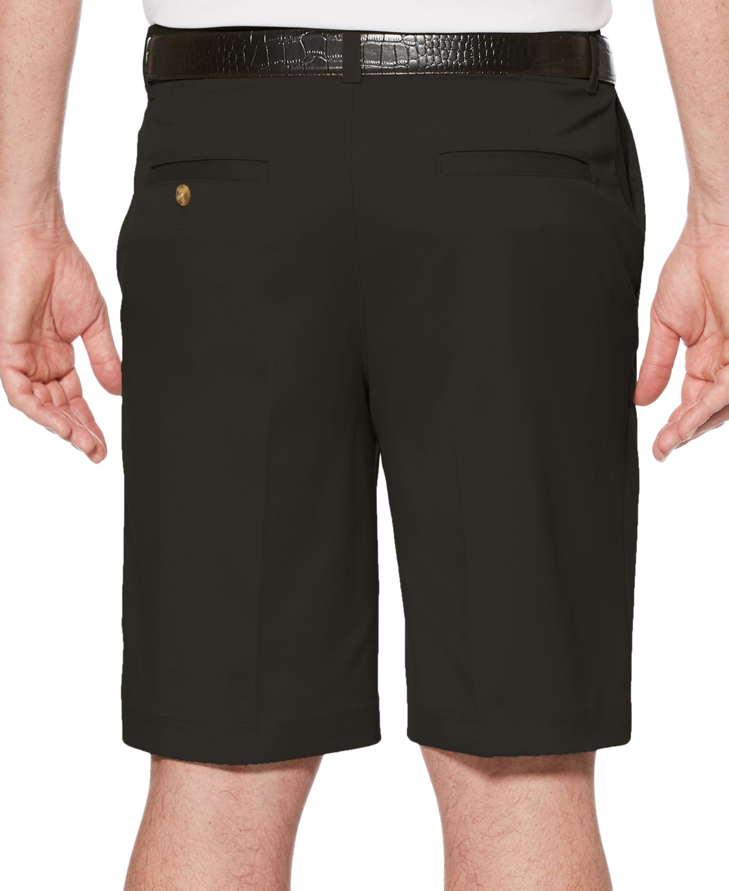 Men's Big & Tall Flat Front Active Waistband Golf Shorts