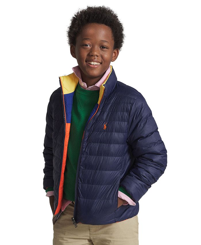 Polo Ralph Lauren Big Unisex P- Layer 2 Reversible Jacket - Macy's