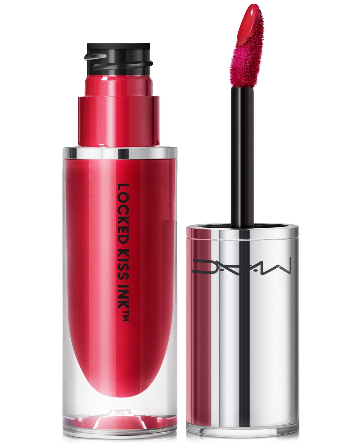 Mac Locked Kiss Ink Lipstick In Gossip (bright Deep Pink)