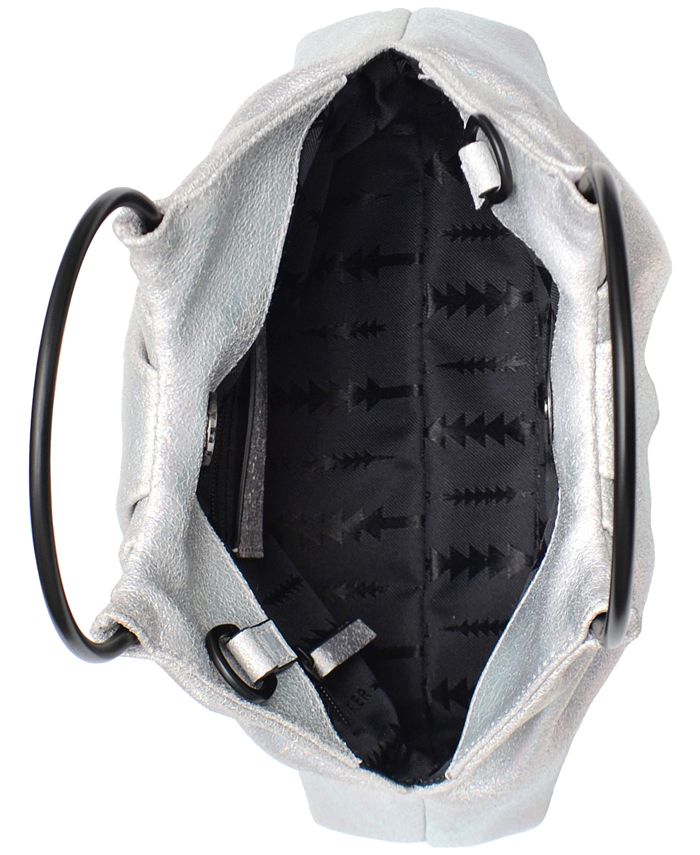 Thacker Kara Pleated Leather Small Crossbody & Reviews - Handbags ...