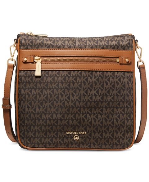 Женские брелоки MICHAEL Michael Kors Michael Kors Logo Jet Set Charm Large North South Nylon Crossbody