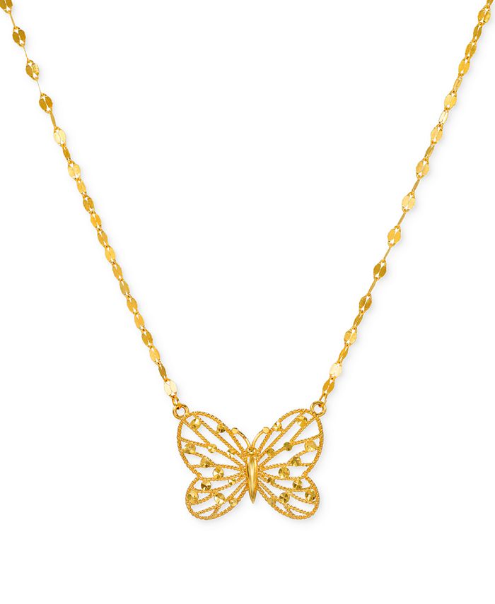 Butterfly clearance necklace macys