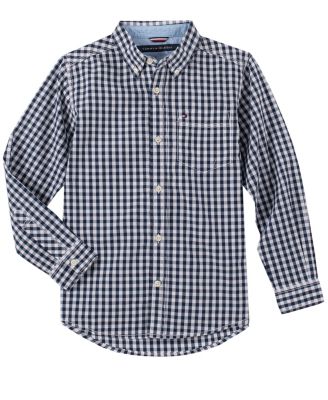 Big Boys Baxter Gingham Button-Down Shirt