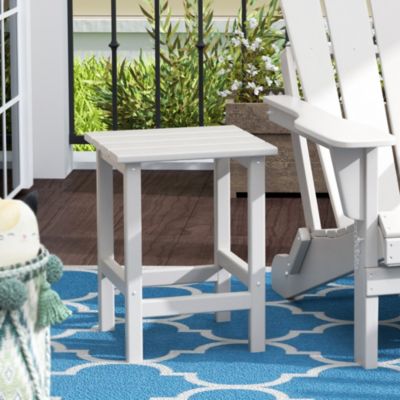 All-Weather Outdoor Patio Poly Adirondack Side Table