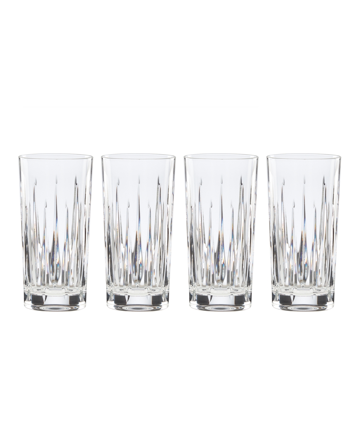 Reed & Barton Soho Hiball Glasses Set, 4 Pieces In Clear And No Color