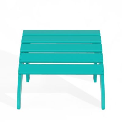 All-Weather Outdoor Patio Poly Adirondack Ottoman Footrest