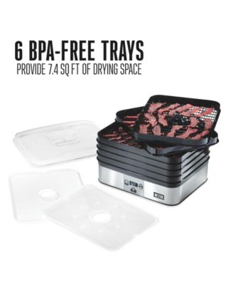 6 Tray Digital Food Dehydrator Plus - 75-0450-W