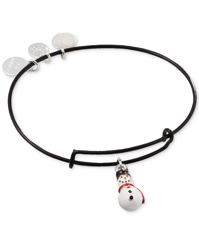 Alex and ani 2025 snowman charm bangle