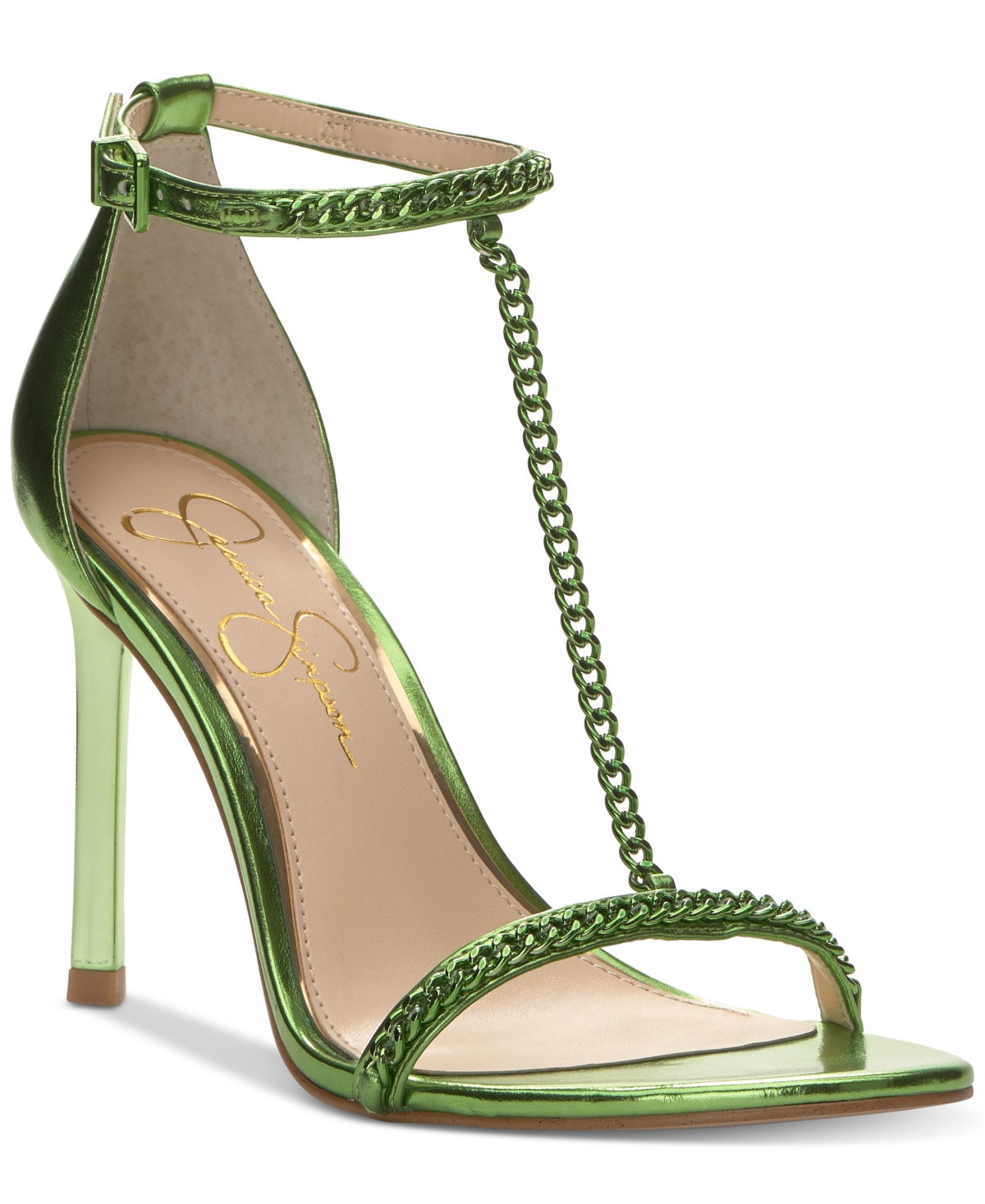 Jessica Simpson Qiven T-strap Sandal In Green